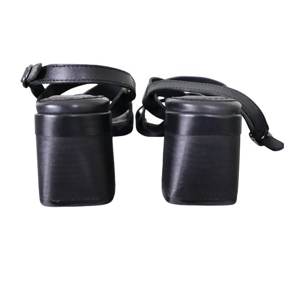 Vintage Foundry Co Womens Odelle Block Heel Sandal Size 7 Square Toe Leather - Picture 7 of 11